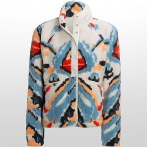 Free people hit the slopes fleece jacket size S